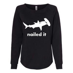 Hammerhead Nailed It Funny Womens California Wash Sweatshirt