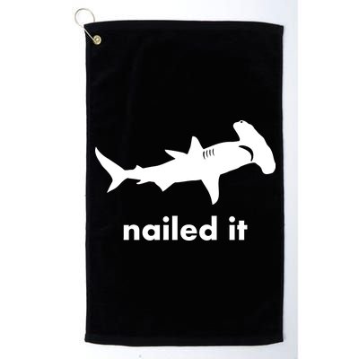 Hammerhead Nailed It Funny Platinum Collection Golf Towel