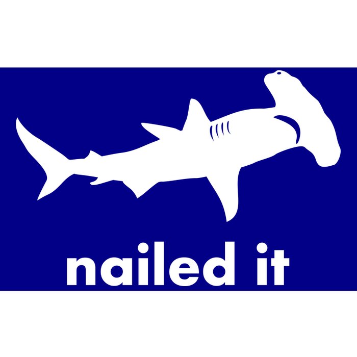 Hammerhead Nailed It Funny Bumper Sticker