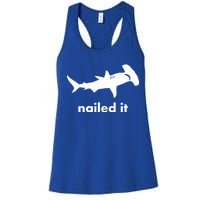 Hammerhead Nailed It Funny Women's Racerback Tank