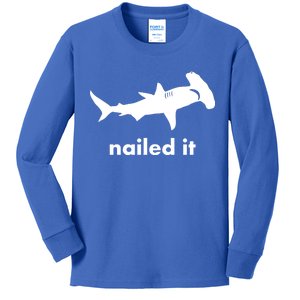 Hammerhead Nailed It Funny Kids Long Sleeve Shirt