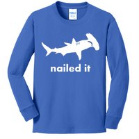 Hammerhead Nailed It Funny Kids Long Sleeve Shirt