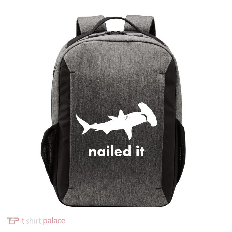 Hammerhead Nailed It Funny Vector Backpack