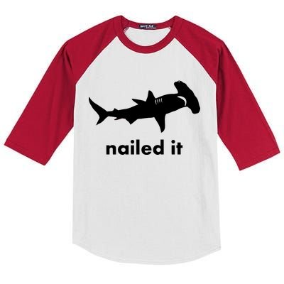 Hammerhead Nailed It Funny Kids Colorblock Raglan Jersey