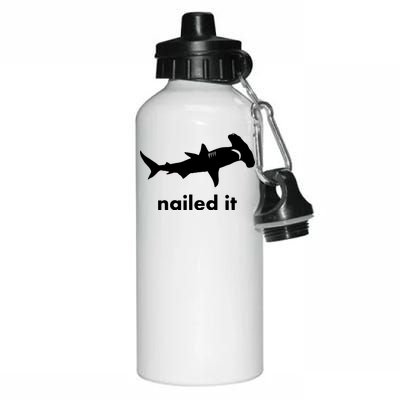 Hammerhead Nailed It Funny Aluminum Water Bottle