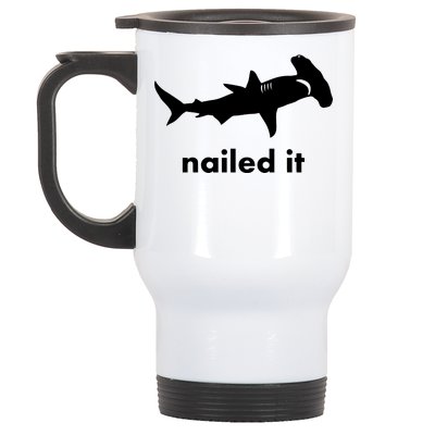 Hammerhead Nailed It Funny Stainless Steel Travel Mug