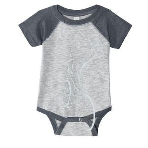 Hammerhead Shark Riding Bicycle Infant Baby Jersey Bodysuit