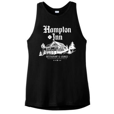 Hampton Inn Restaurant And Lounge Hotel Lodge Ladies PosiCharge Tri-Blend Wicking Tank