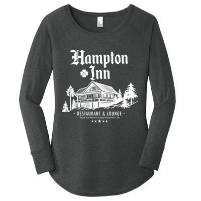 Hampton Inn Restaurant And Lounge Hotel Lodge Women's Perfect Tri Tunic Long Sleeve Shirt