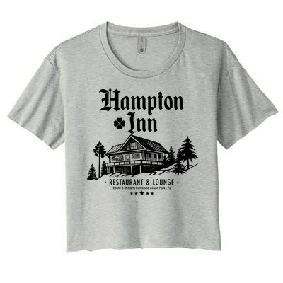 Hampton Inn Restaurant And Lounge Hotel Lodge Women's Crop Top Tee