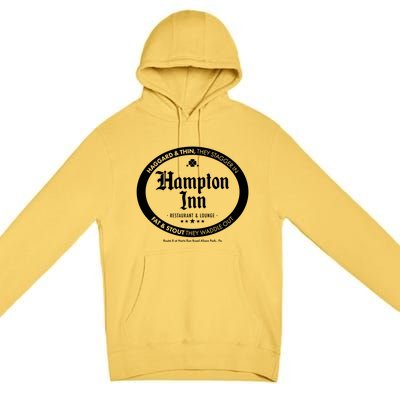 Hampton Inn Restaurant And Lounge Logo Premium Pullover Hoodie