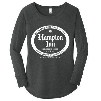 Hampton Inn Restaurant And Lounge Logo Women's Perfect Tri Tunic Long Sleeve Shirt