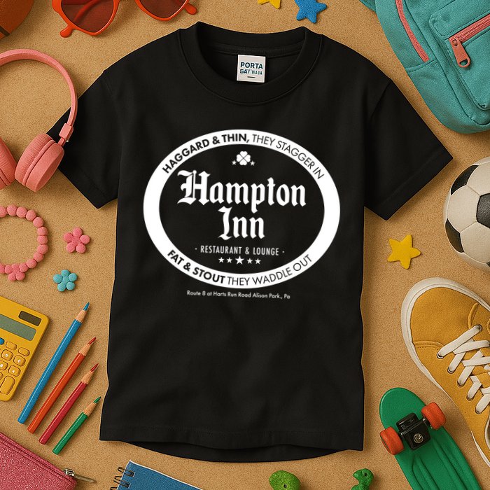 Hampton Inn Restaurant And Lounge Logo Kids T-Shirt