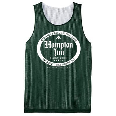 Hampton Inn Restaurant And Lounge Logo Mesh Reversible Basketball Jersey Tank