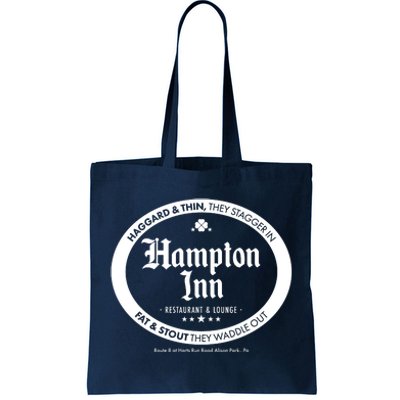 Hampton Inn Restaurant And Lounge Logo Tote Bag