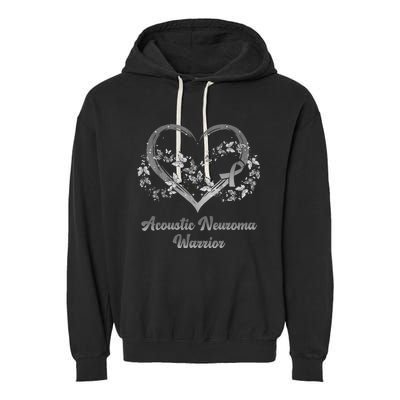 Heart Acoustic Neuroma Warrior Gifts Garment-Dyed Fleece Hoodie