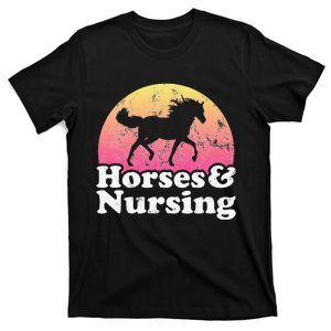 Horse and Nurse  or Horses Nursing T-Shirt