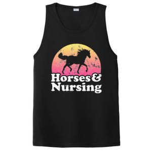 Horse and Nurse  or Horses Nursing PosiCharge Competitor Tank