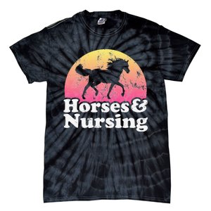 Horse and Nurse  or Horses Nursing Tie-Dye T-Shirt