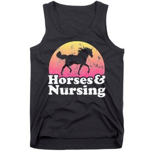 Horse and Nurse  or Horses Nursing Tank Top