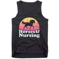 Horse and Nurse  or Horses Nursing Tank Top