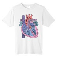 Heart Anatomy Nursing School Cardiologist Anatomical Heart Tall Fusion ChromaSoft Performance T-Shirt