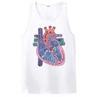 Heart Anatomy Nursing School Cardiologist Anatomical Heart PosiCharge Competitor Tank