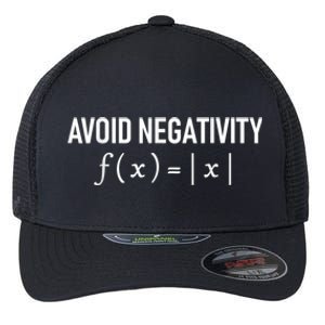 Humorous Avoid Negativity Math Equation Men Women Saying Pun Flexfit Unipanel Trucker Cap