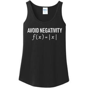 Humorous Avoid Negativity Math Equation Men Women Saying Pun Ladies Essential Tank