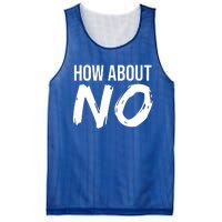 How About No Funny Mesh Reversible Basketball Jersey Tank