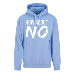 How About No Funny Unisex Surf Hoodie