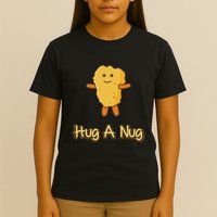 Hug A Nug Funny Chicken Nugget Fast Food T-Shirt