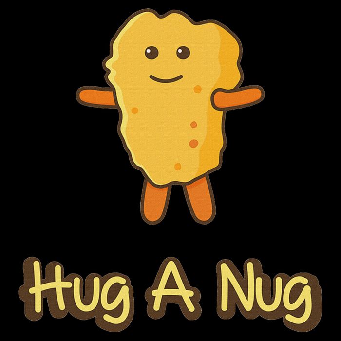 Hug A Nug Funny Chicken Nugget Fast Food T-Shirt