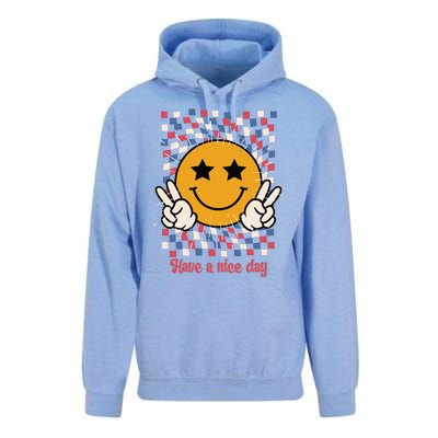 Have A Nice Day Smiley Face | 4th Of July Unisex Surf Hoodie