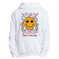 Have A Nice Day Smiley Face | 4th Of July Urban Pullover Hoodie