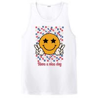 Have A Nice Day Smiley Face | 4th Of July PosiCharge Competitor Tank