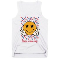 Have A Nice Day Smiley Face | 4th Of July Tank Top