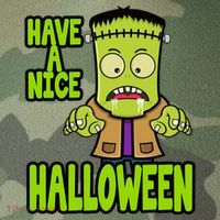 Have A Nice Halloween Frankenstein Monster Legacy Tie Dye Trucker Hat