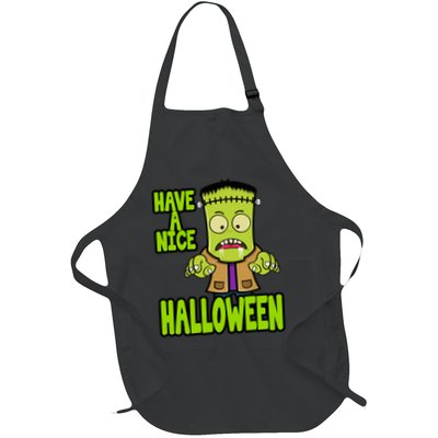 Have A Nice Halloween Frankenstein Monster Apron