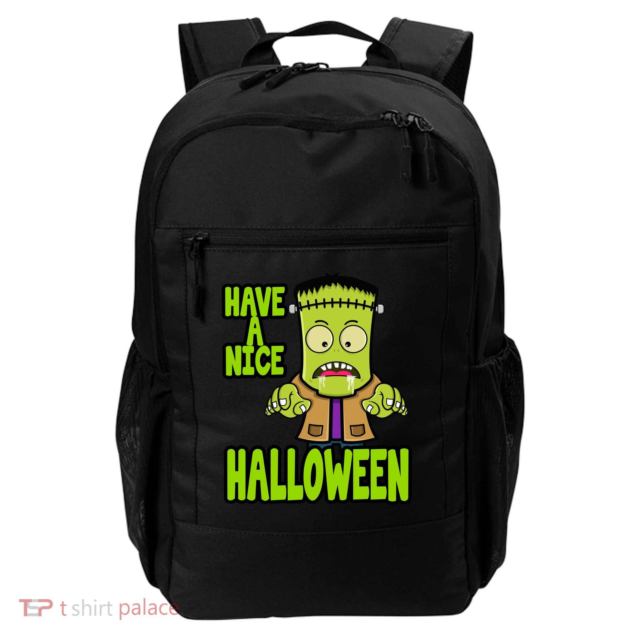 Have A Nice Halloween Frankenstein Monster Daily Commute Backpack