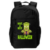 Have A Nice Halloween Frankenstein Monster Backpack