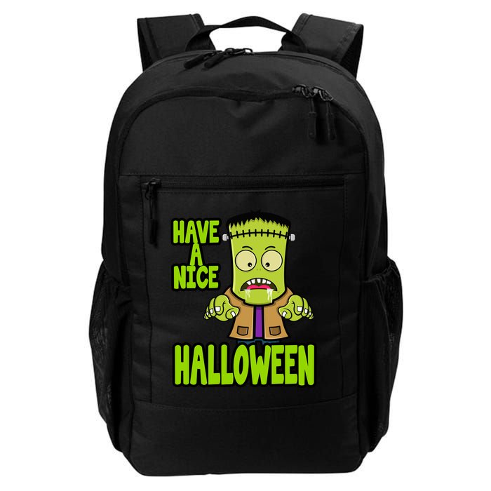Have A Nice Halloween Frankenstein Monster Backpack