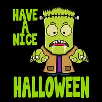 Have A Nice Halloween Frankenstein Monster Backpack
