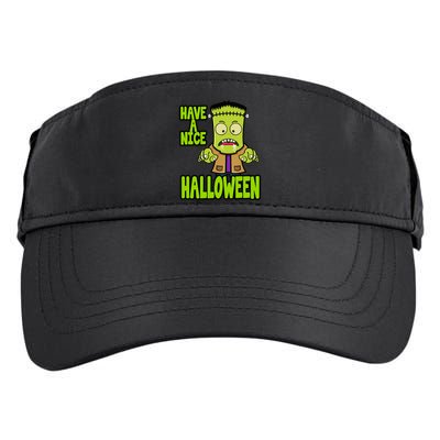 Have A Nice Halloween Frankenstein Monster Adult Drive Performance Visor
