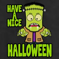 Have A Nice Halloween Frankenstein Monster Adult Drive Performance Visor