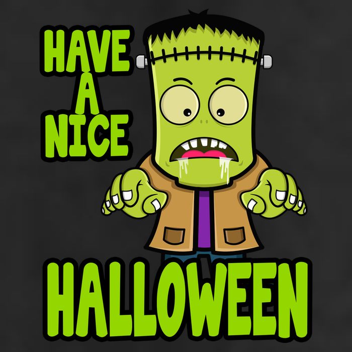 Have A Nice Halloween Frankenstein Monster Adult Drive Performance Visor