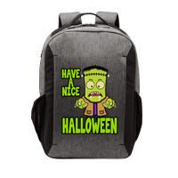 Have A Nice Halloween Frankenstein Monster Vector Backpack