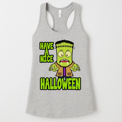 Have A Nice Halloween Frankenstein Monster Womens Tank Top