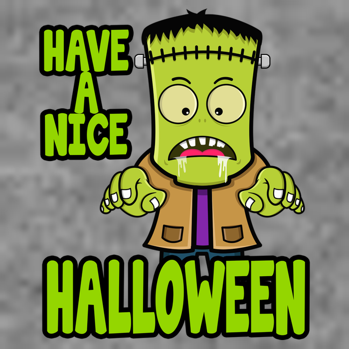 Have A Nice Halloween Frankenstein Monster Kids T-Shirt