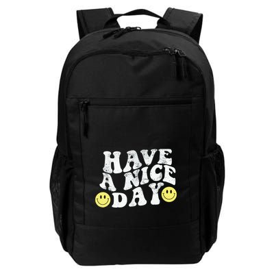 Have A Nice Day Smile Backpack